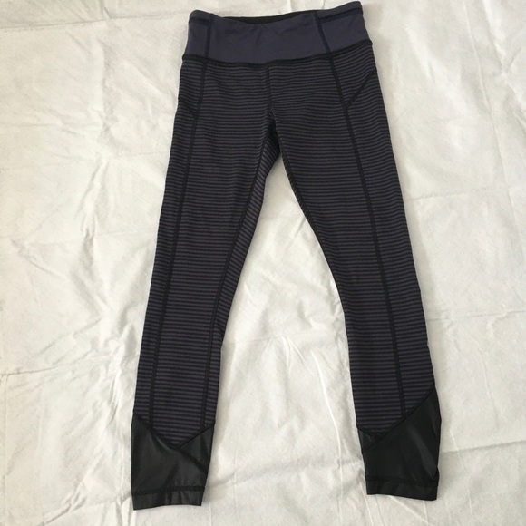 Lululemon Pace Queen Tight Stripe Cadet Blue 6 - Picture 11 of 15